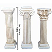 Estia Creations Conjunto de columnas pequeñas de 17-78 cm griego antiguo dórico corintio- arquitectura clásica